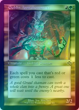 Goblin Anarchomancer [421] [Retro Frame] [Modern Horizons 2] [Foil]