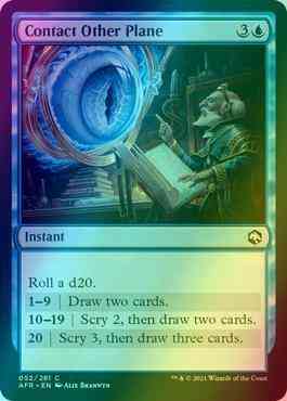Contact Other Plane [52] [Adventures in the Forgotten Realms] [Foil]