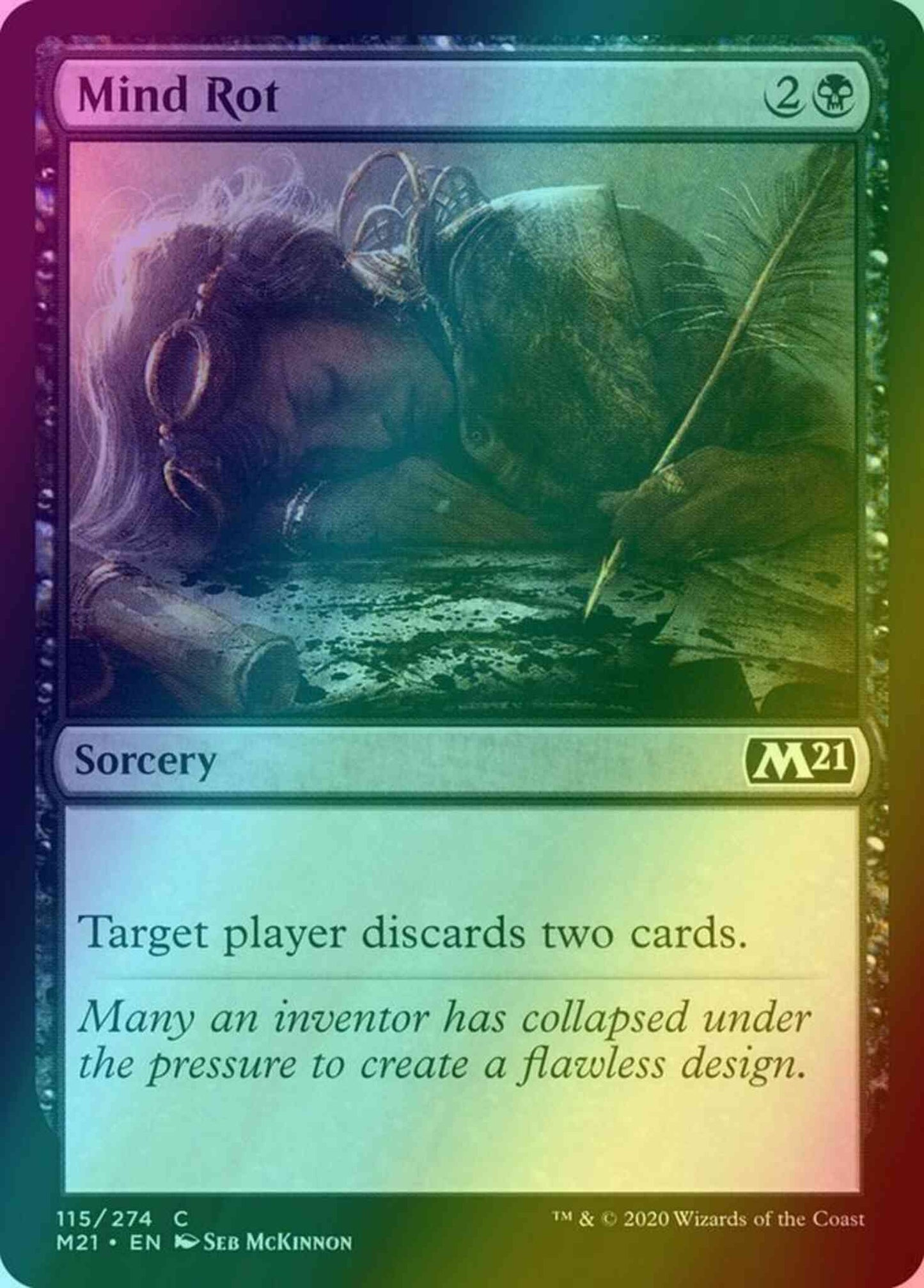 Mind Rot [115] [Core Set 2021] [Foil]