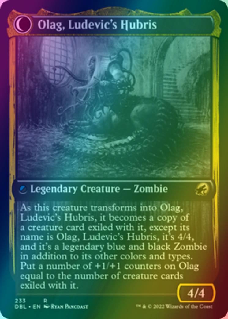 Ludevic, Necrogenius // Olag, Ludevic's Hubris [233] [Innistrad: Double Feature] [Foil]