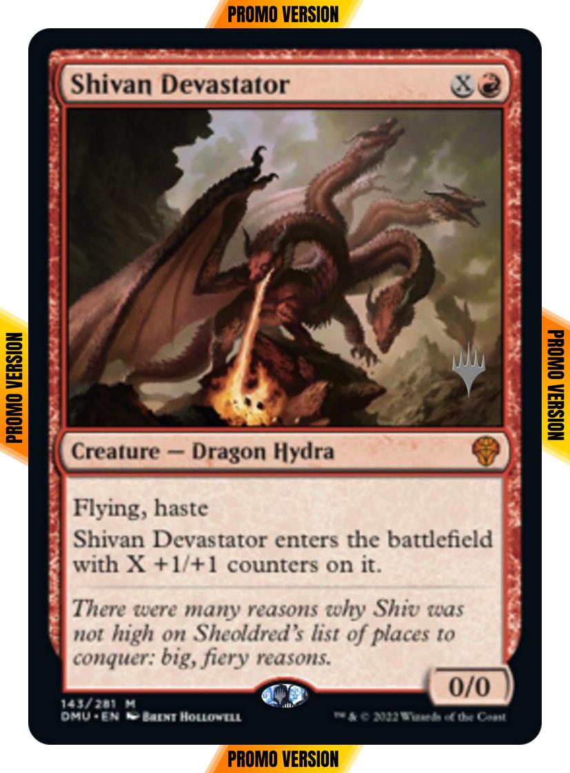 Shivan Devastator [143p] [Promo Pack] [Dominaria United: Promos] [Non-Foil]