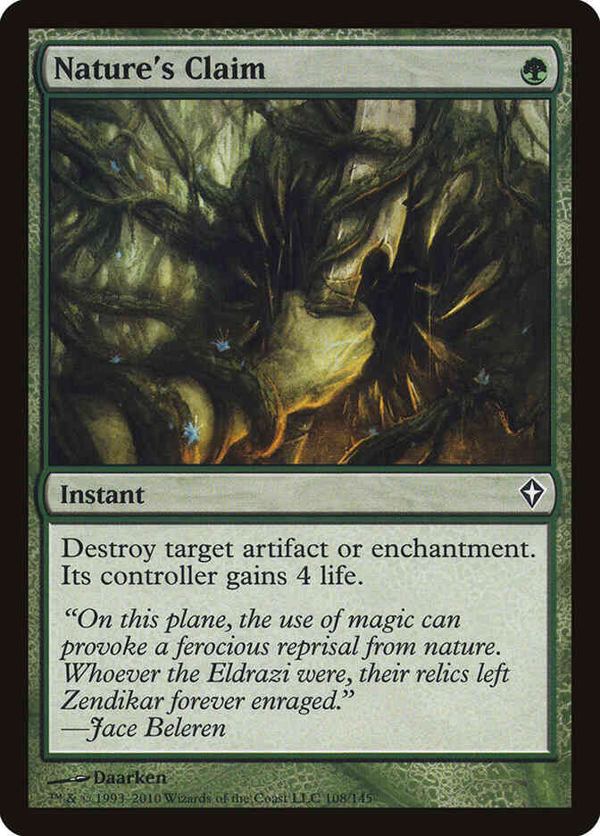 Nature's Claim [108] [Worldwake] [Non-Foil]