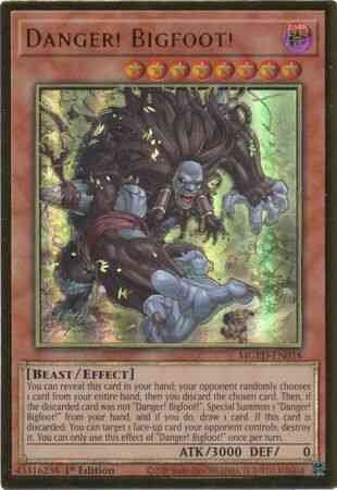 Danger! Bigfoot! - MGED-EN018 - Premium Gold Rare - 1st Edition