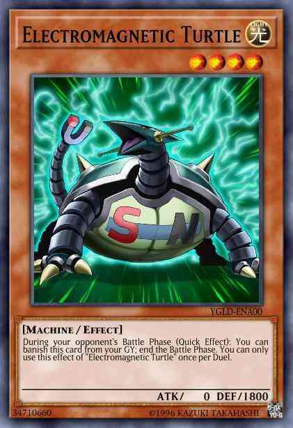 Electromagnetic Turtle - YGLD-ENA00 - Secret Rare - Limited