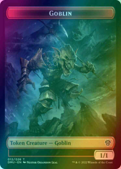 Goblin Token (12) // Soldier Token (04) [DMU/DMU Set Symbol] [Dominaria United: Tokens] [Foil]