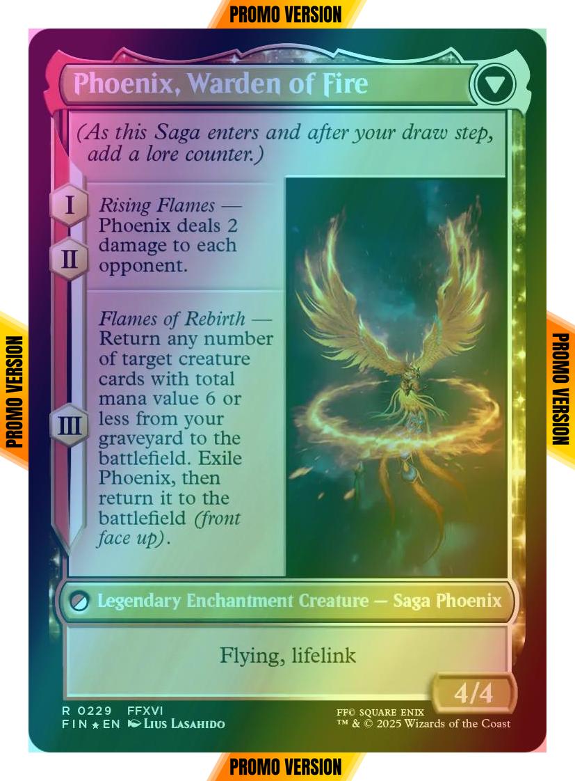 Joshua, Phoenix's Dominant // Phoenix, Warden of Fire [229s] [Prerelease] [FINAL FANTASY: Promos] [Foil]
