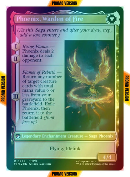 Joshua, Phoenix's Dominant // Phoenix, Warden of Fire [229s] [Prerelease] [FINAL FANTASY: Promos] [Foil]