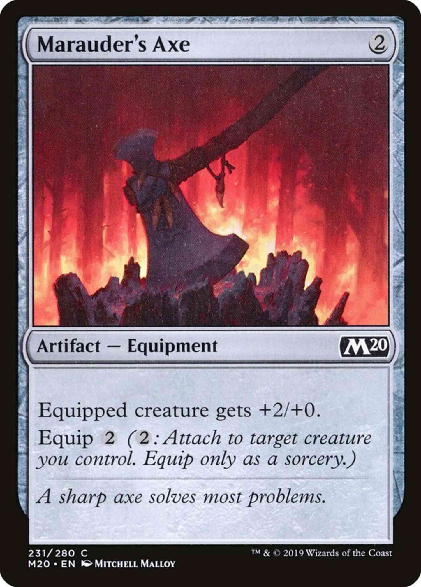 Marauder's Axe [231] [Core Set 2020] [Non-Foil]