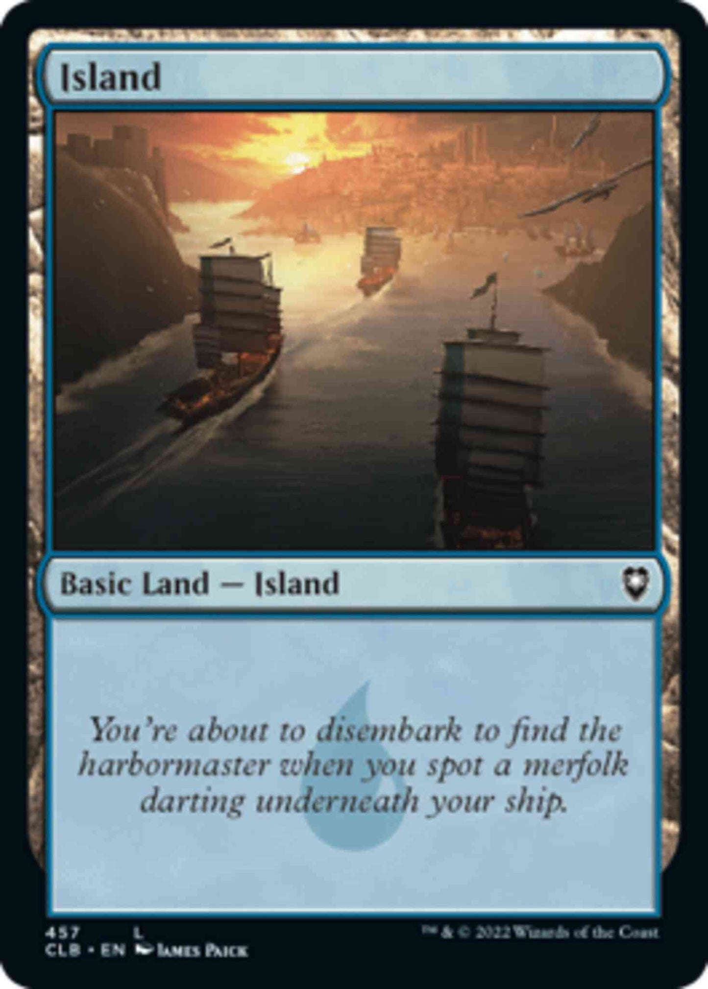 Island [457] [Commander Legends: Battle for Baldur's Gate] [Non-Foil]