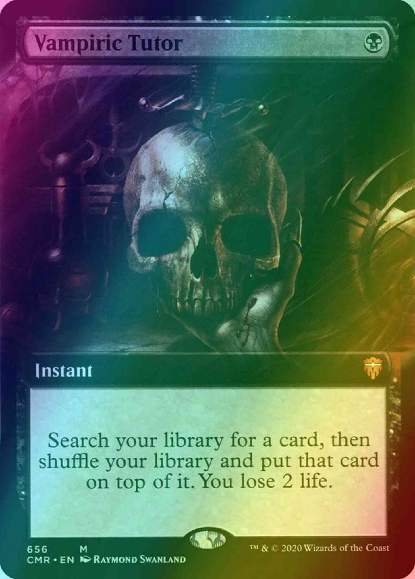 Vampiric Tutor [656] [Extended Art] [Commander Legends] [Foil]