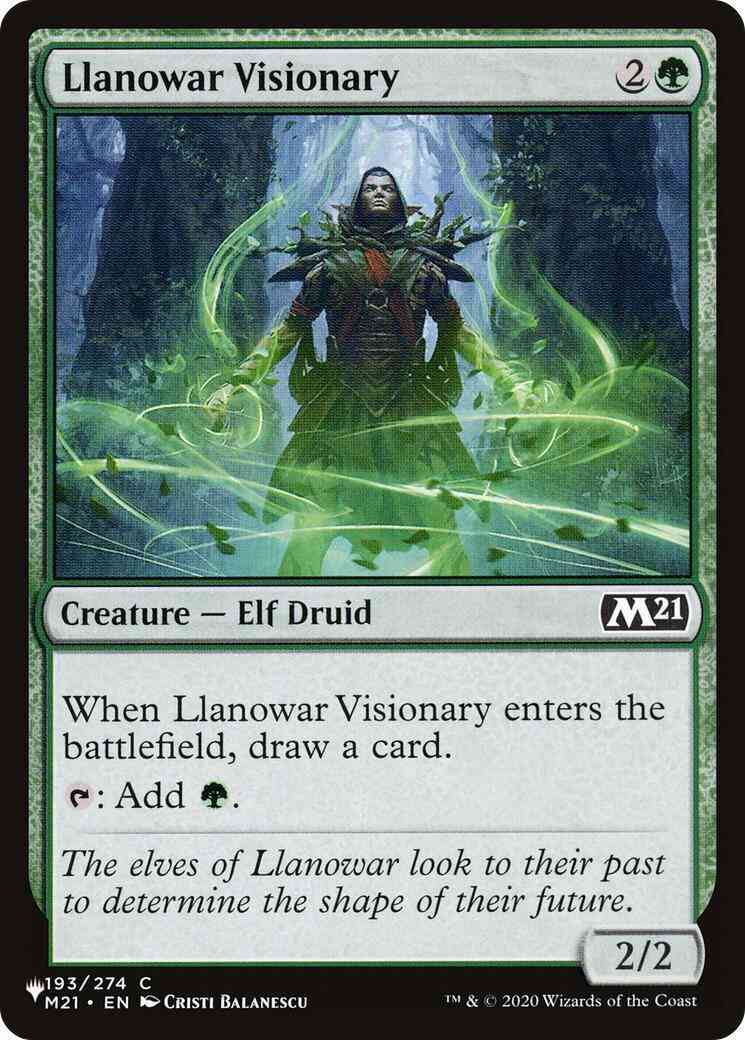 Llanowar Visionary [M21-193] [The List] [Non-Foil]