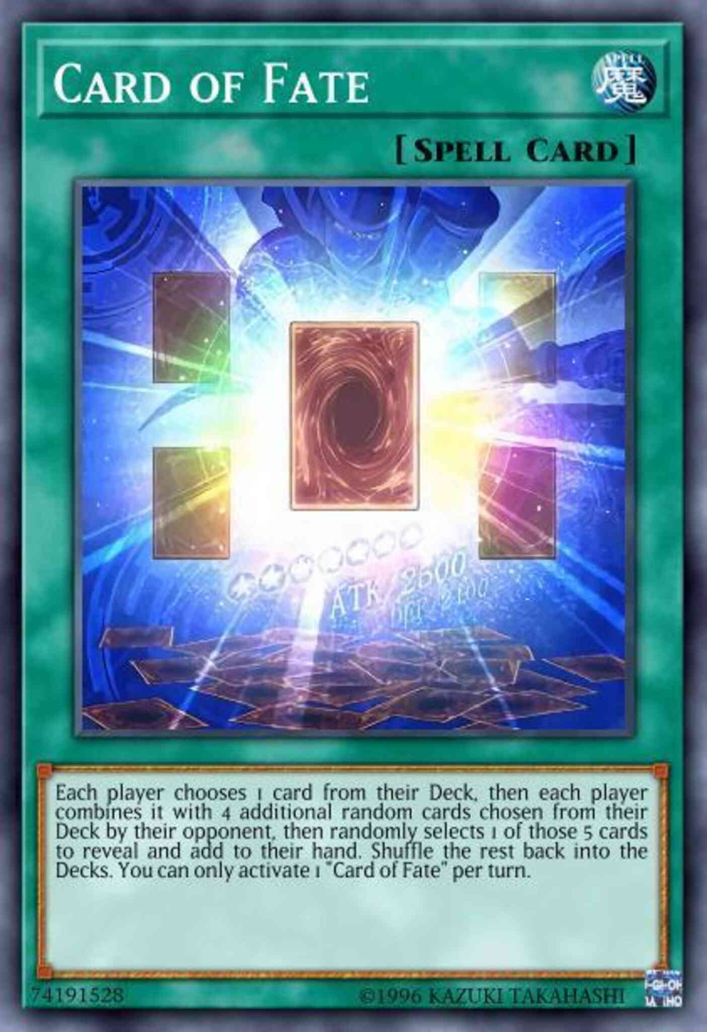 Card of Fate - DUOV-EN052 - Ultra Rare - 1st Edition