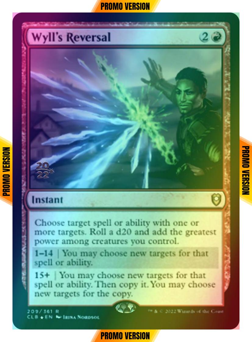 Wyll's Reversal [209s] [Prerelease] [Commander Legends: Battle for Baldur's Gate: Promos] [Foil]