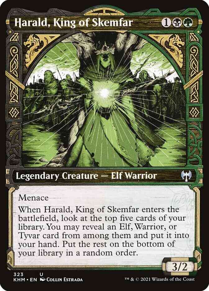 Harald, King of Skemfar [323] [Showcase] [Kaldheim] [Non-Foil]