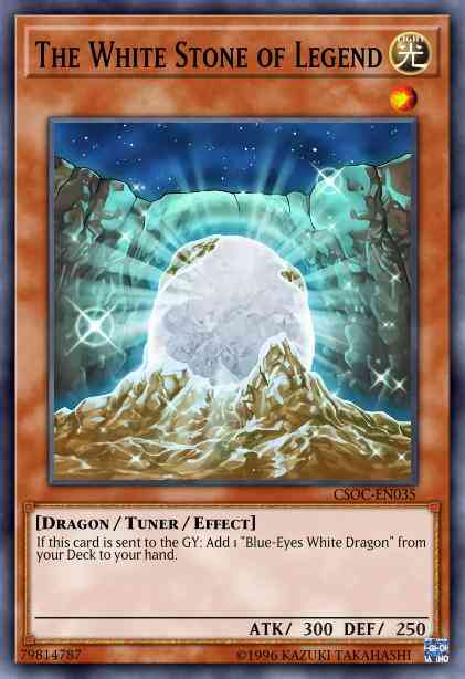 The White Stone of Legend - DPKB-EN022 - Super Rare - 1st Edition