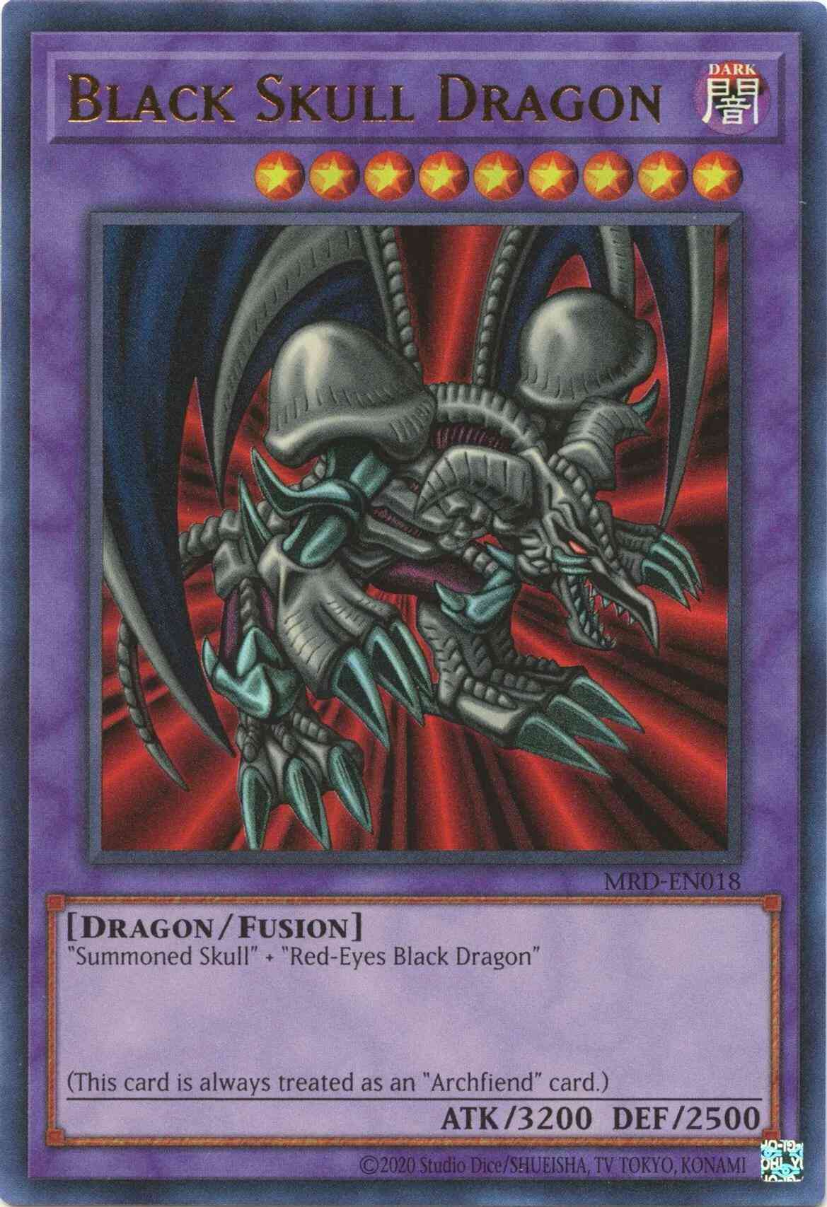 Black Skull Dragon - 25th Anniversary - MRD-EN018 - Ultra Rare - Unlimited