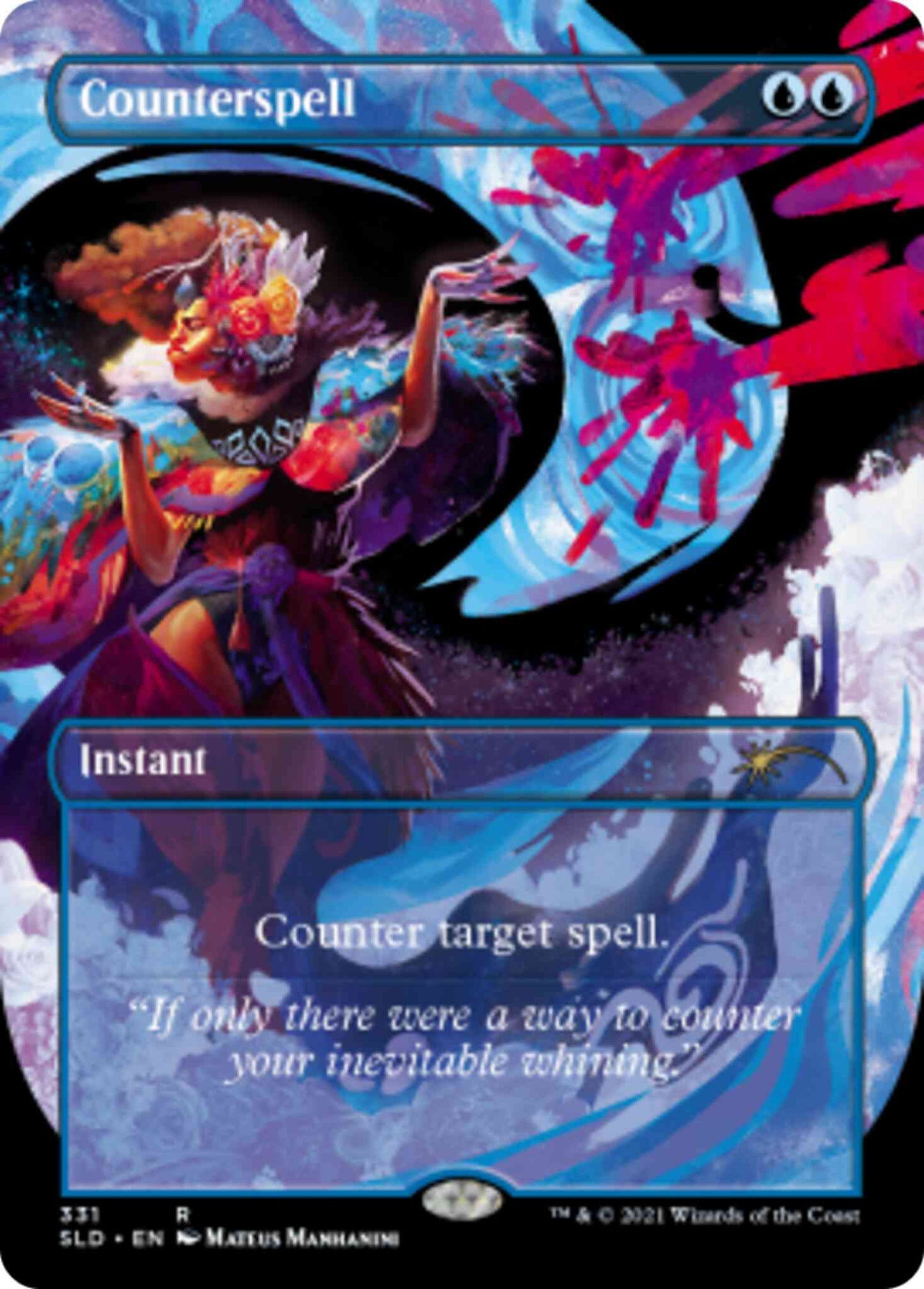 Counterspell [0331] [Borderless] [Far Out, Man] [Secret Lair Drop] [Non-Foil]