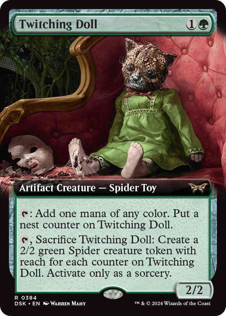 Twitching Doll [384] [Extended Art] [Duskmourn: House of Horror] [Foil]