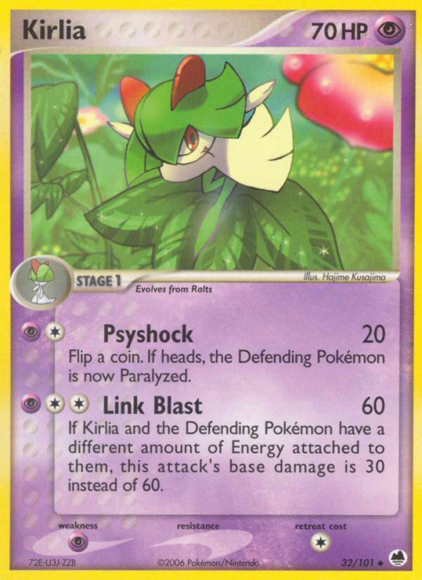 Kirlia - 32/101 - Uncommon [ex15-32] [Reverse Holo]