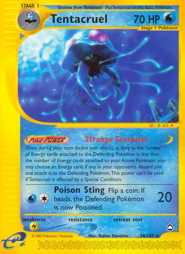 Tentacruel - 38/147 - Rare [ecard2-38] [Reverse Holo]