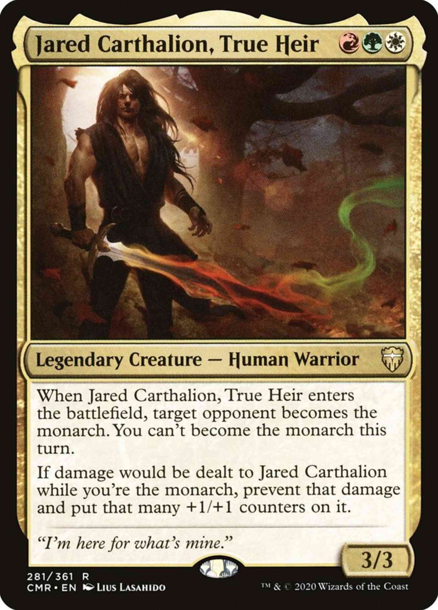 Jared Carthalion, True Heir [281] [Commander Legends] [Non-Foil]