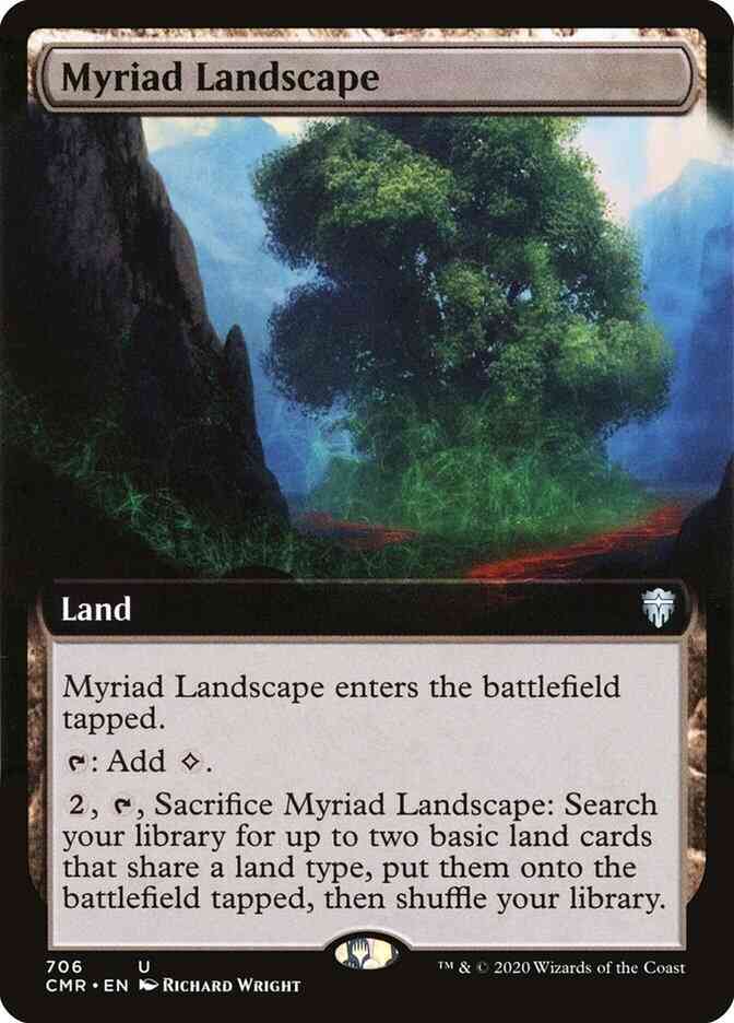 Myriad Landscape [706] [Extended Art] [Commander Legends] [Non-Foil]