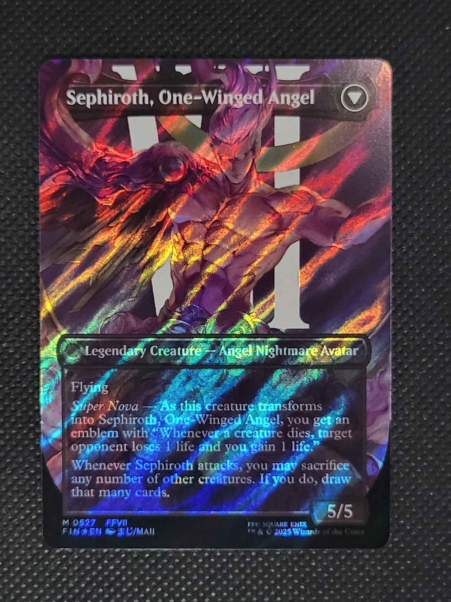 Sephiroth, Fabled SOLDIER // Sephiroth, One-Winged Angel — Borderless|Character|Surge Foil — ID 18053
