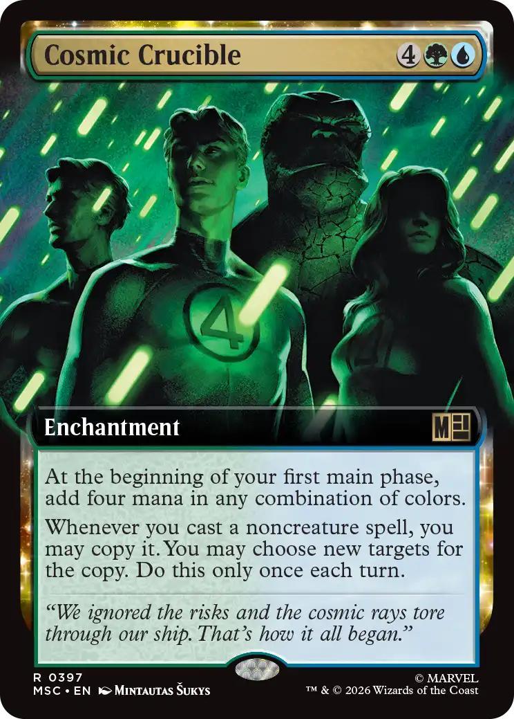 Cosmic Crucible [397] [Extended Art] [Marvel Super Heroes: Commander] [Non-Foil]