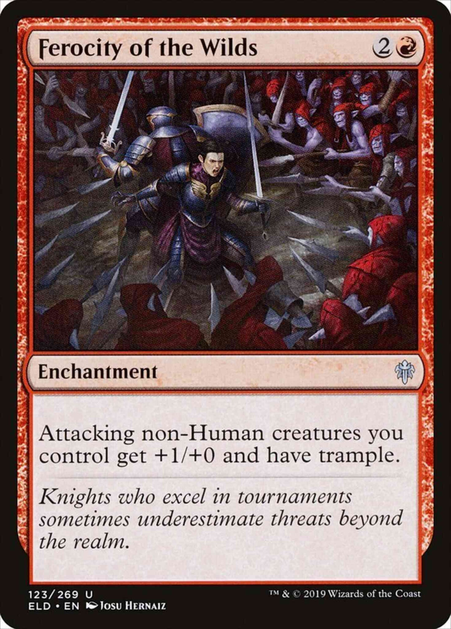 Ferocity of the Wilds [123] [Throne of Eldraine] [Non-Foil]