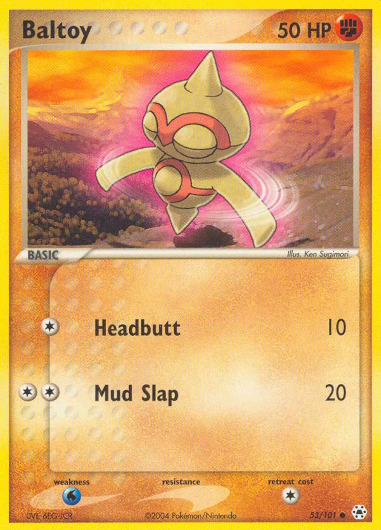 Baltoy - 53/101 - Common [ex5-53] [Reverse Holo]
