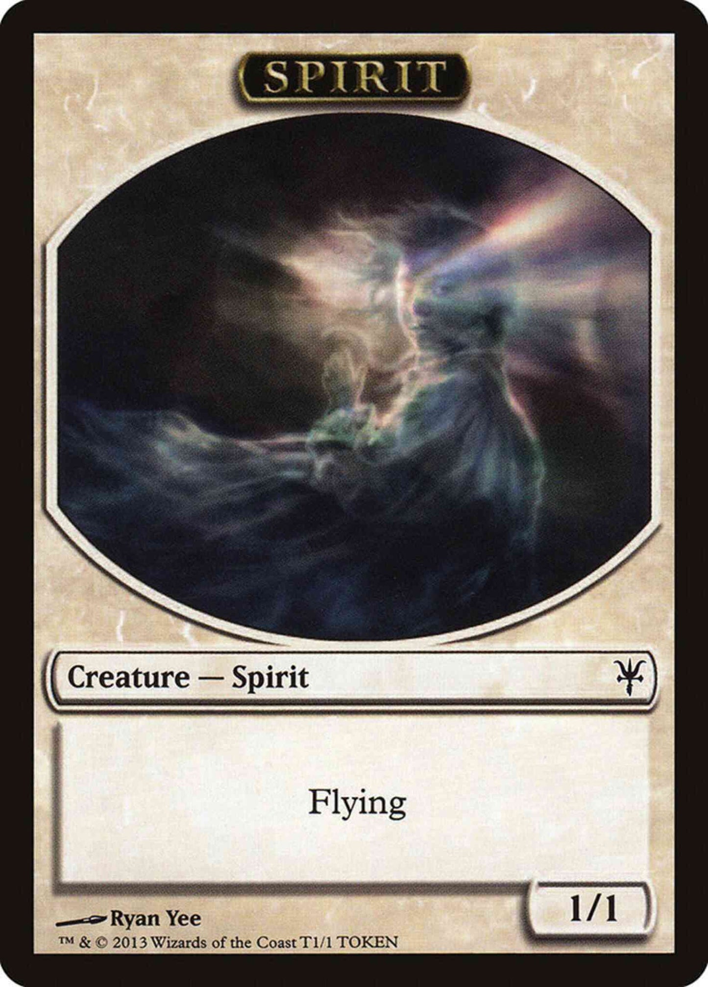 Spirit Token [01] [Duel Decks: Sorin vs. Tibalt Tokens] [Non-Foil]