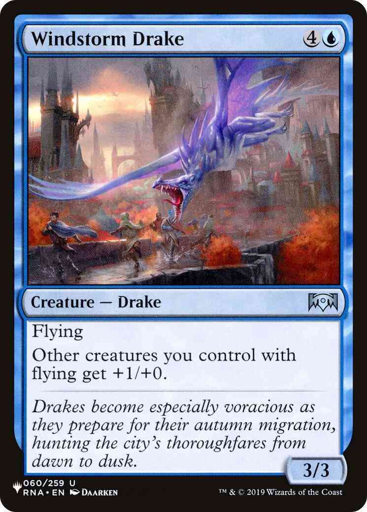 Windstorm Drake [RNA-60] [The List] [Non-Foil]