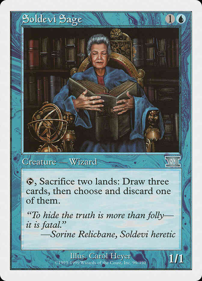 Soldevi Sage [99] [Classic Sixth Edition] [Non-Foil]