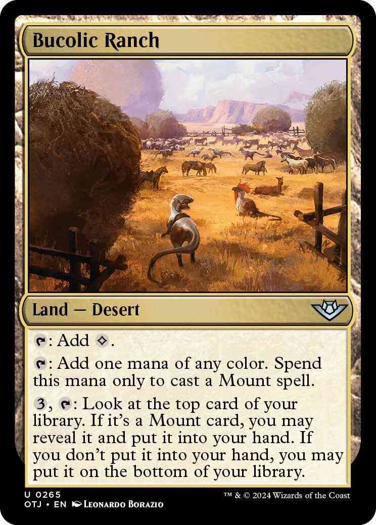 Bucolic Ranch [265] [Outlaws of Thunder Junction] [Non-Foil]