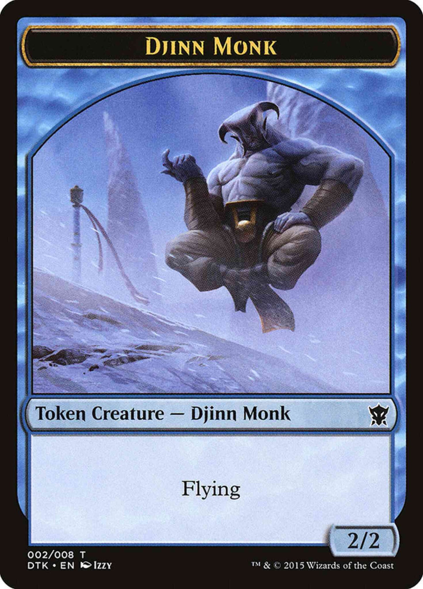 Djinn Monk Token [02] [Dragons of Tarkir Tokens] [Non-Foil]
