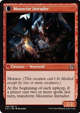 Village Messenger // Moonrise Intruder [190] [Shadows over Innistrad] [Non-Foil]