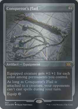 Conqueror's Flail [557] [Double Masters 2022] [Etched Foil]