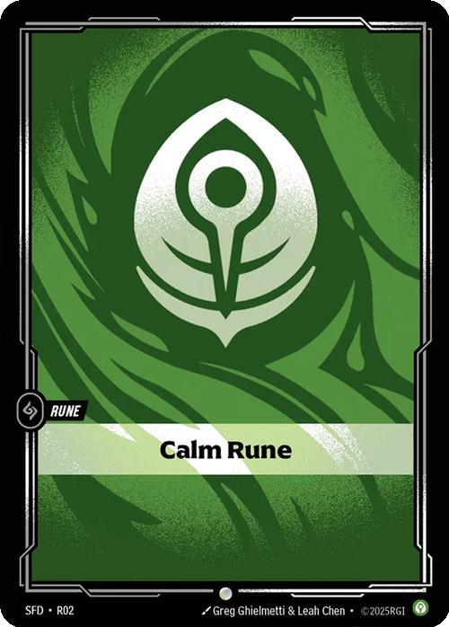 Calm Rune - R02 [Spiritforged] [Non-Foil]