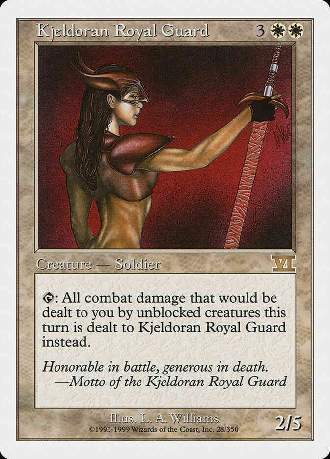 Kjeldoran Royal Guard [28] [Classic Sixth Edition] [Non-Foil]