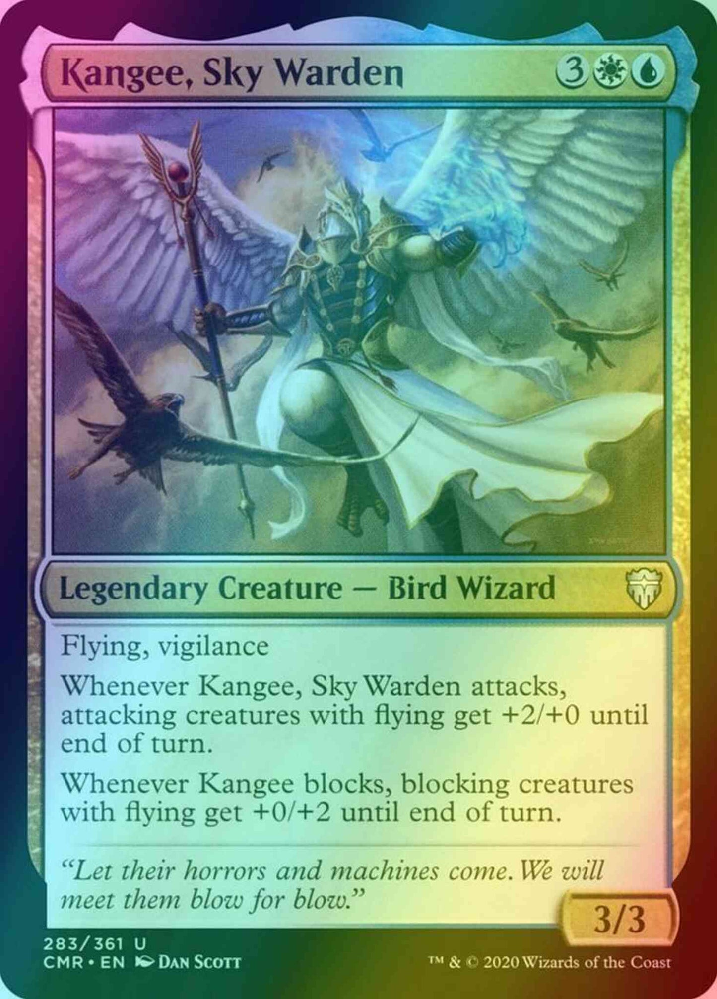 Kangee, Sky Warden [283] [Commander Legends] [Foil]