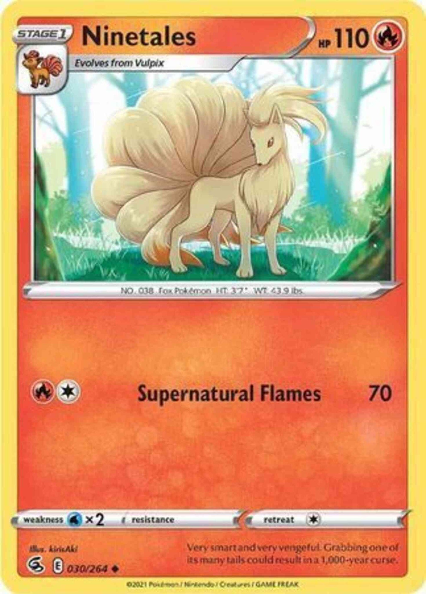 Ninetales - 030/264 - Uncommon [SWSH8-030] [Non-Holo]