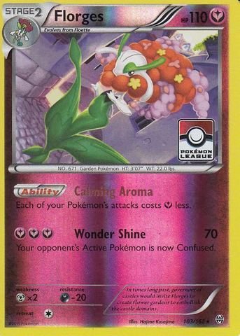 Florges - 103/162 - Pokemon League Promo [Reverse Holo]