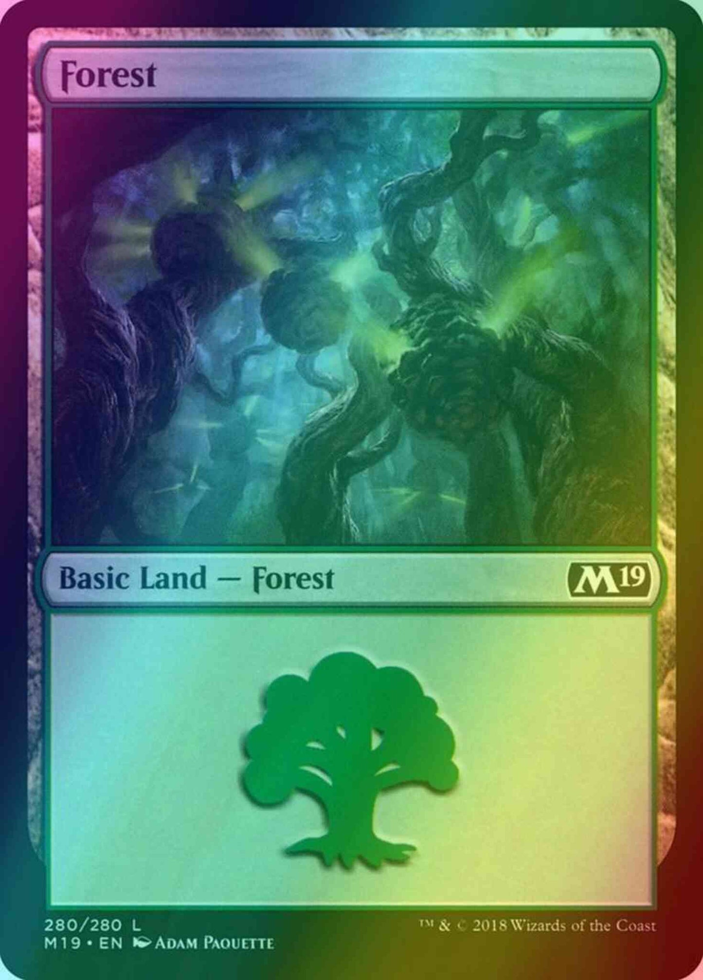 Forest [280] [Core Set 2019] [Foil]