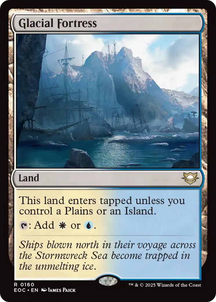 Glacial Fortress [160] [Edge of Eternities: Commander] [Non-Foil]