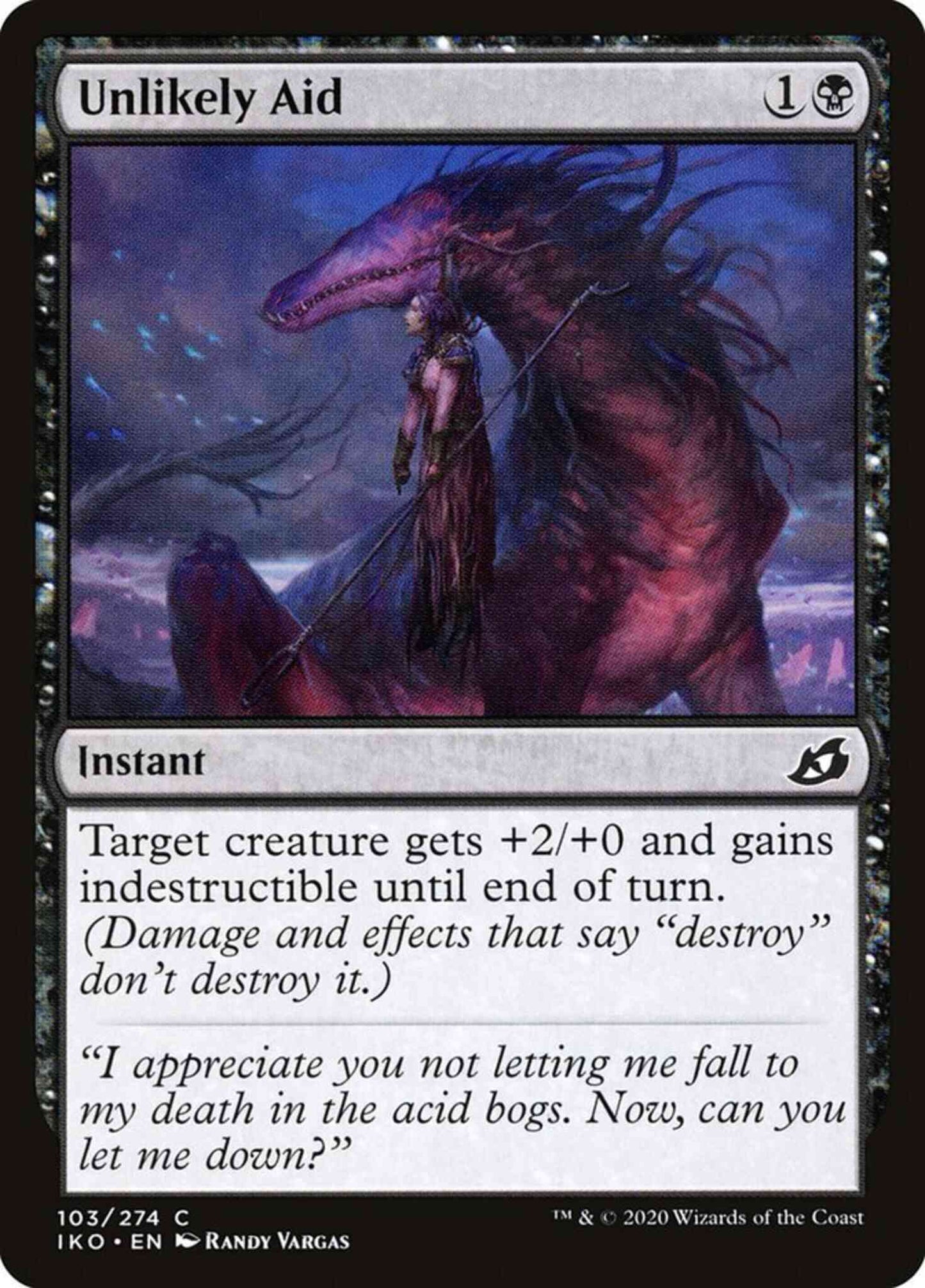 Unlikely Aid [103] [Ikoria: Lair of Behemoths] [Non-Foil]