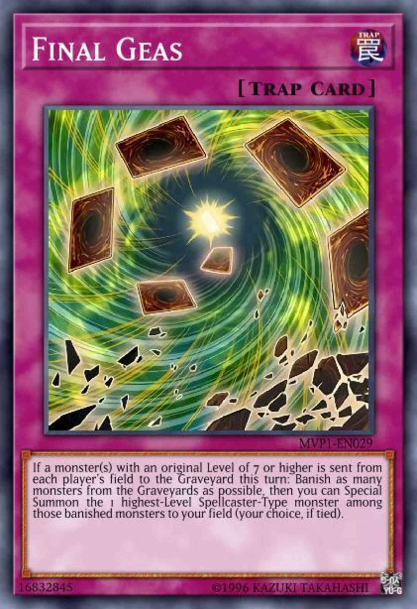 Final Geas - MVP1-ENG29 - Gold Rare - Unlimited