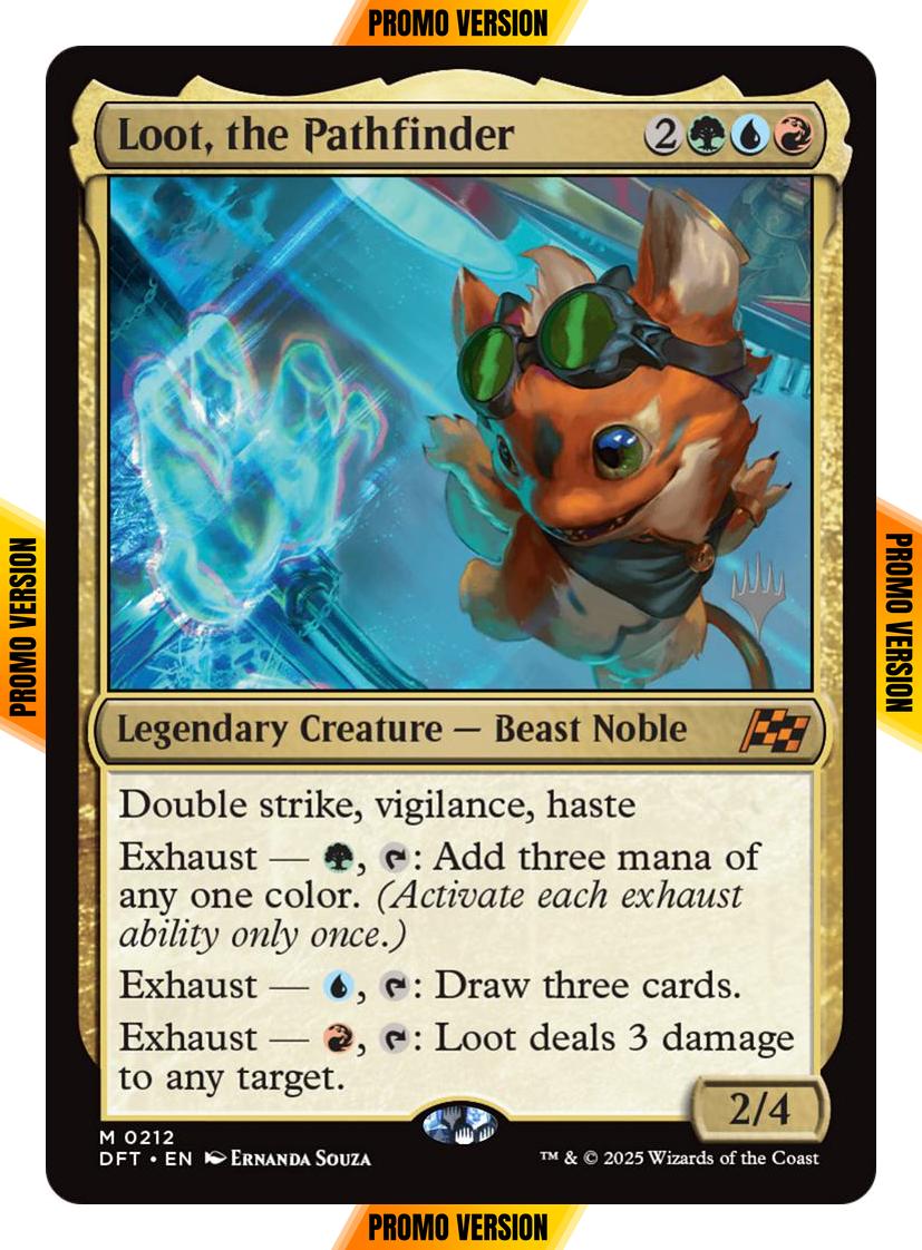 Loot, the Pathfinder [212p] [Promo Pack] [Aetherdrift: Promos] [Non-Foil]