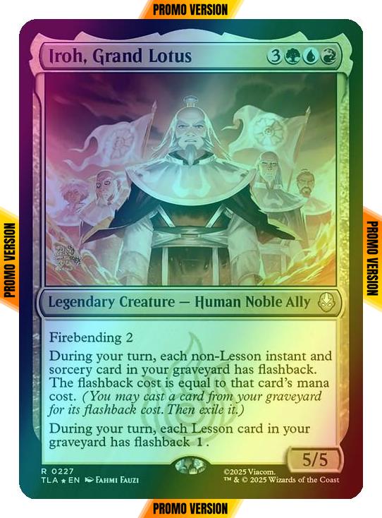 Iroh, Grand Lotus [227s] [Prerelease] [Avatar: The Last Airbender: Promos] [Foil]