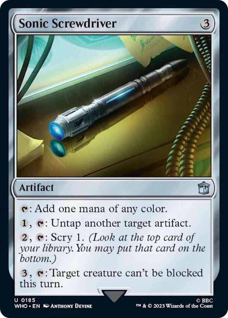 Sonic Screwdriver [185] [Universes Beyond: Doctor Who] [Non-Foil]