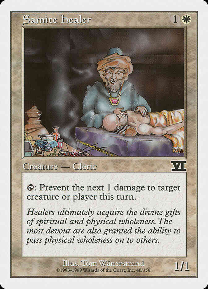 Samite Healer [40] [Classic Sixth Edition] [Non-Foil]